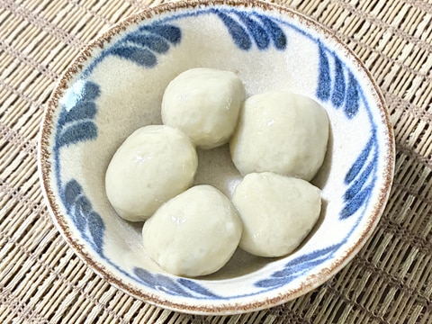 簡単☆よもぎ白玉団子